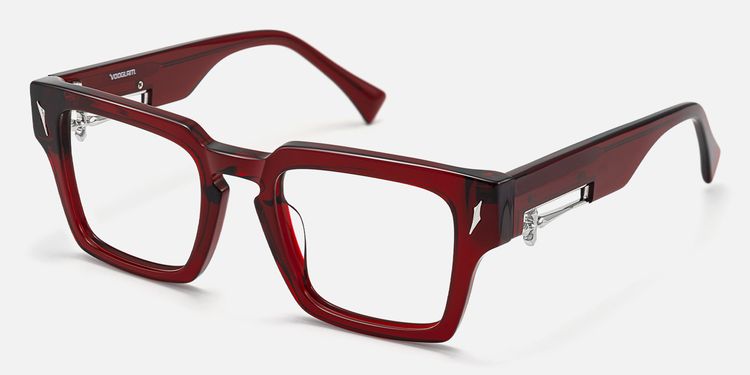 Stiletto - Transparent Red Gohtic Sword Glasses by Vooglam