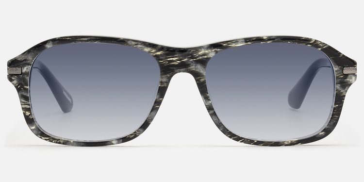 Albini - Black Marble Gunmetal Gradient Shades by Vooglam