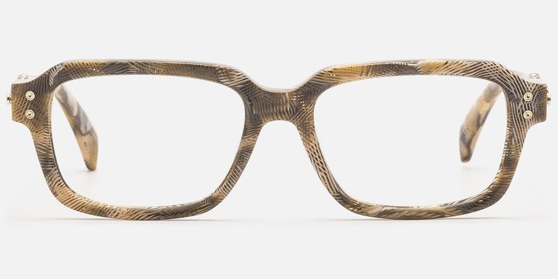 Anacortes - Rectangle Brown Eyeglasses