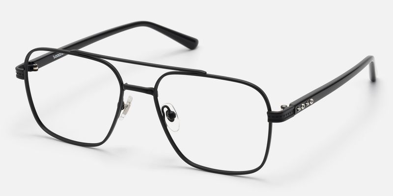 Kovar - Aviator Black Eyeglasses
