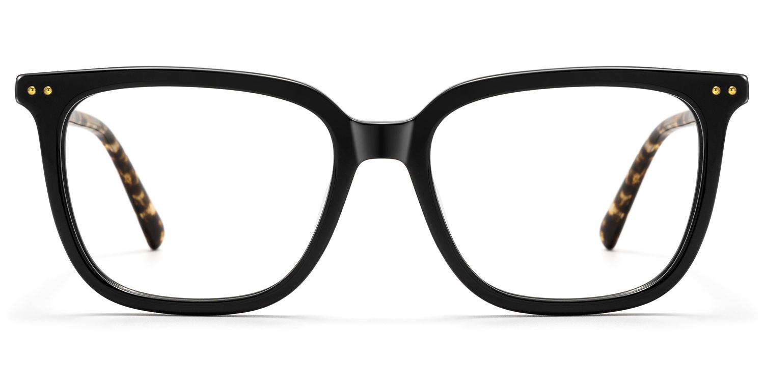 Terra - Square Black Eyeglasses by Vooglam Product Details 1