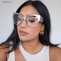 Elektra - Cat Eye Gray Eyeglasses - 10