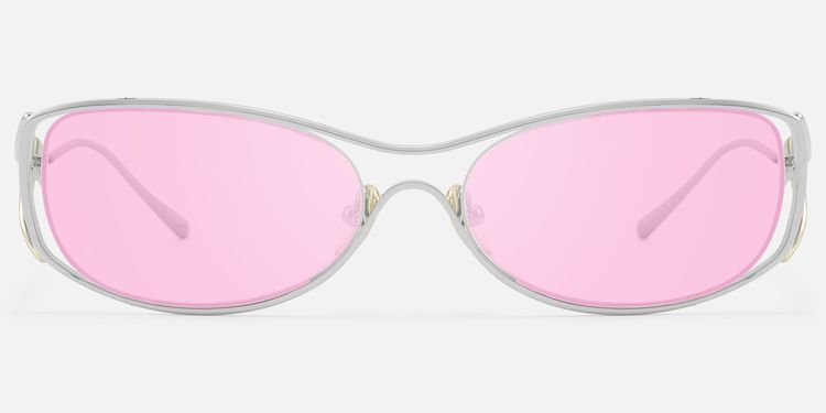 Okinawa - Wave Temple & Pink Tint Hollow Shades by Vooglam