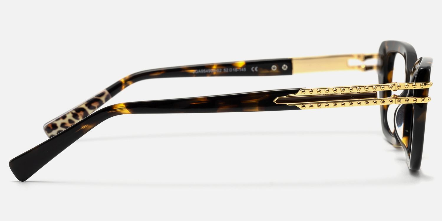 Nomad - Cat eye Tortoise Eyeglasses by Vooglam - Side View