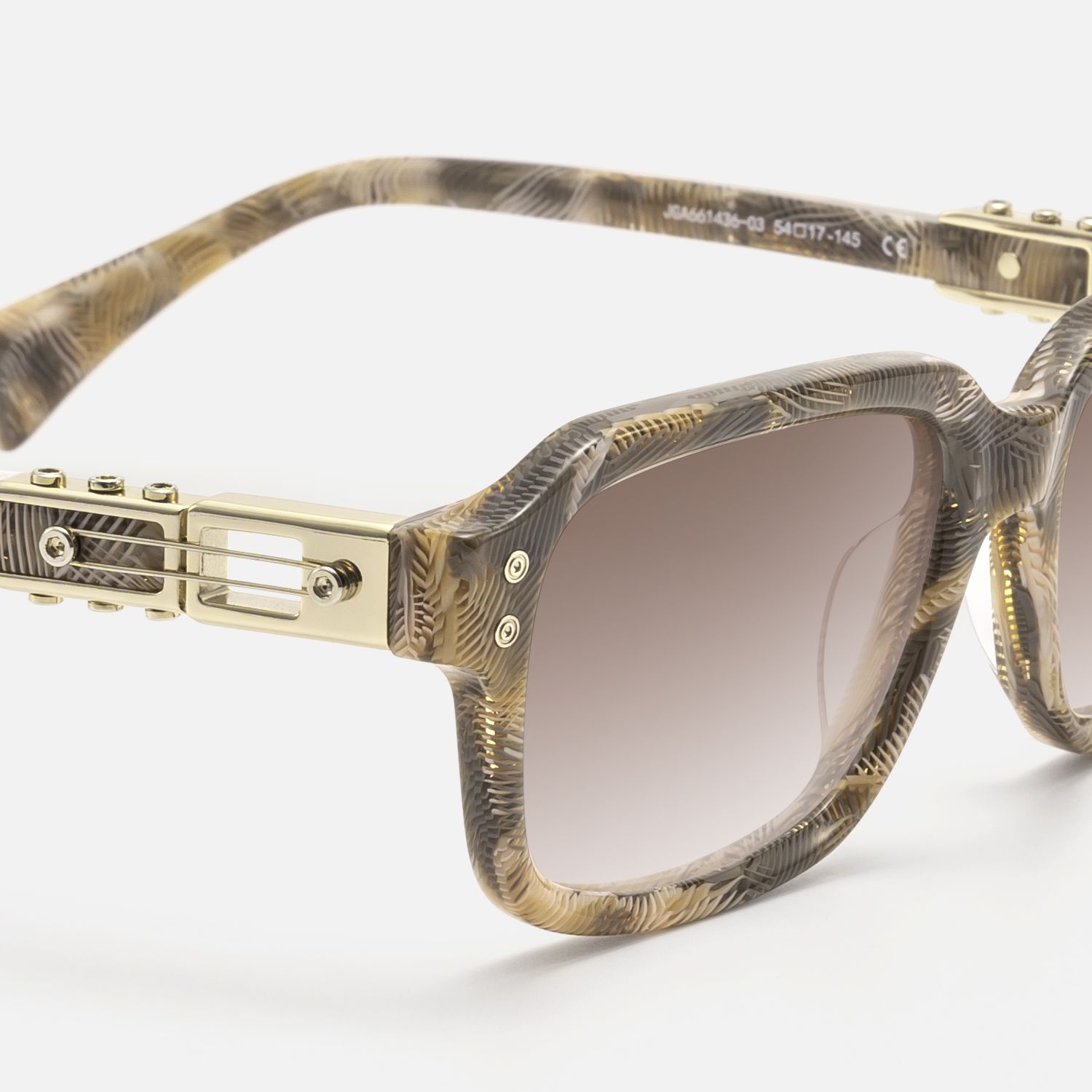 Anacortes - Gradient Brown Pattern Guitar Shades by Vooglam - Design Details