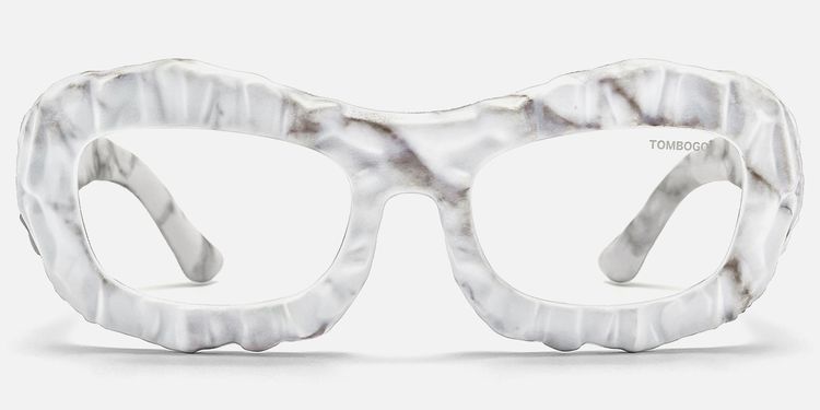 The Geologist - White Marble Rock Glasses by Vooglam