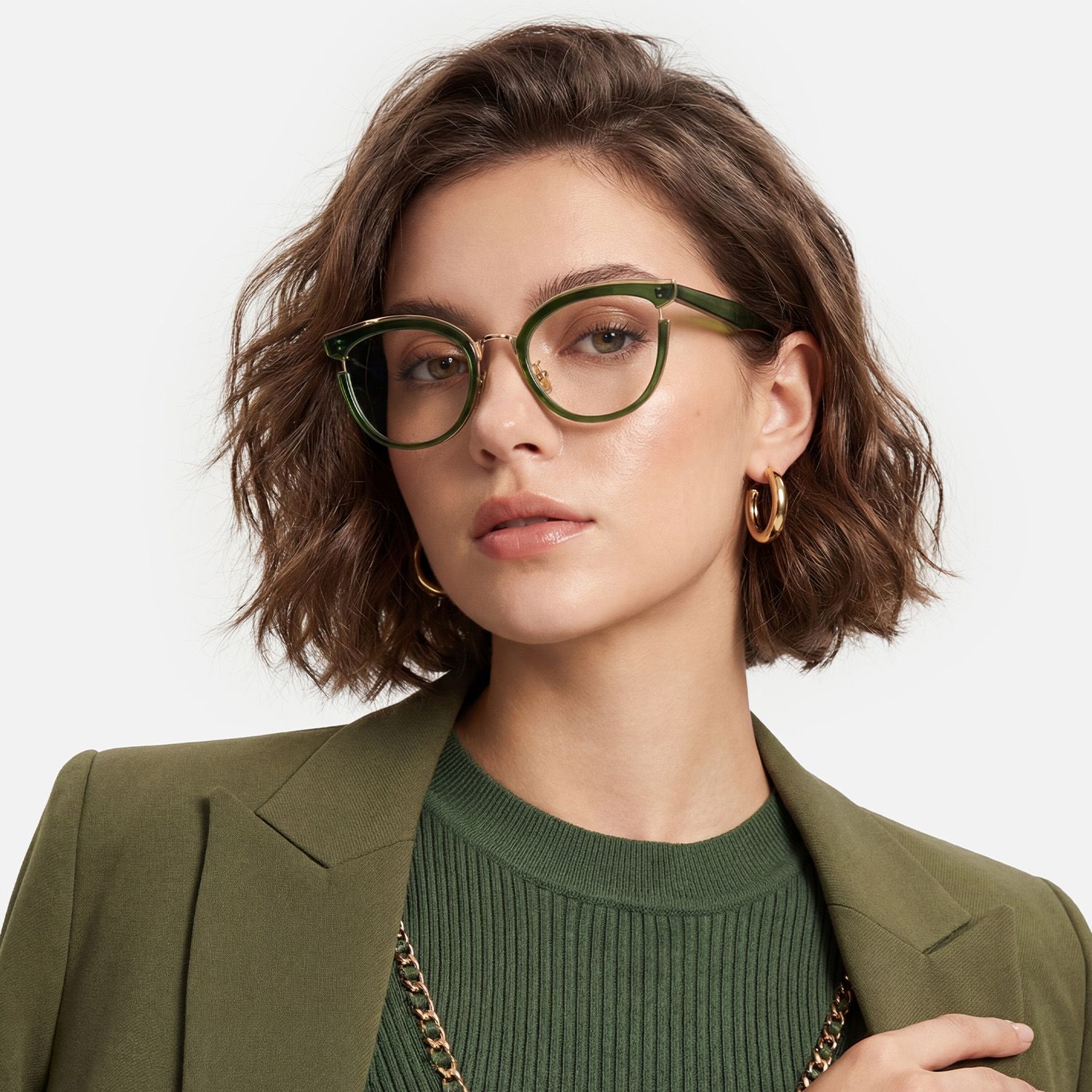 Brand Story: Behind the design of Retro - Green Gold Round Cat Eye Glasses by Vooglam