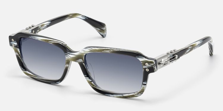 Anacortes - Gray Horn Rim Gradient Guitar Shades by Vooglam