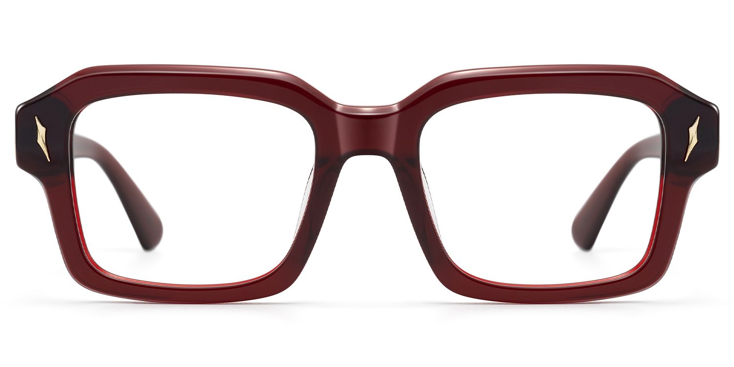 Blindspot - Transparent Red Safety Pin Glasses by Vooglam Product Details 1