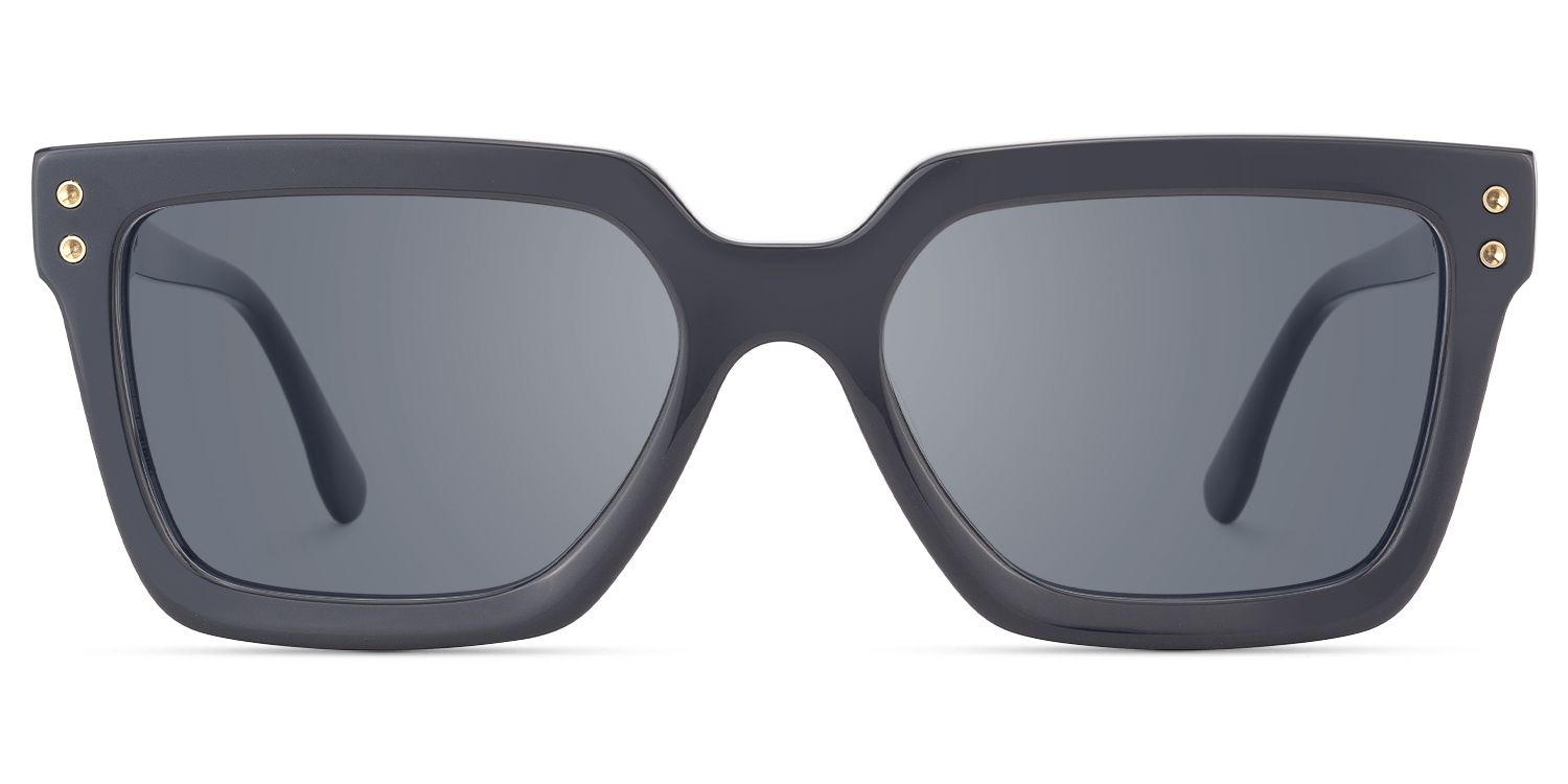 Cavalier - Rectangle Grey Sunglasses by Vooglam Product Details 1