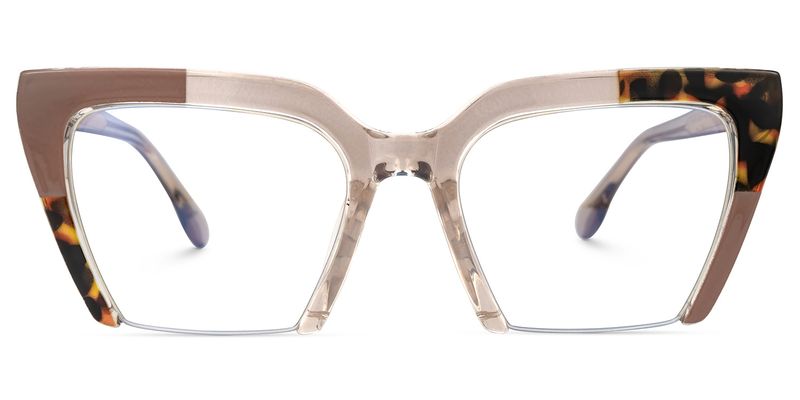 Danyale - Square Brown/Tortoise Eyeglasses from Vooglam. A fashionable frame with great quality and an affordable price.