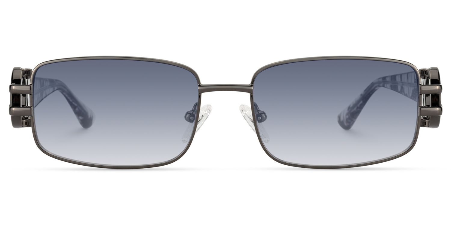 Aurae - Rectangle Grey Sunglasses by Vooglam Product Details 1