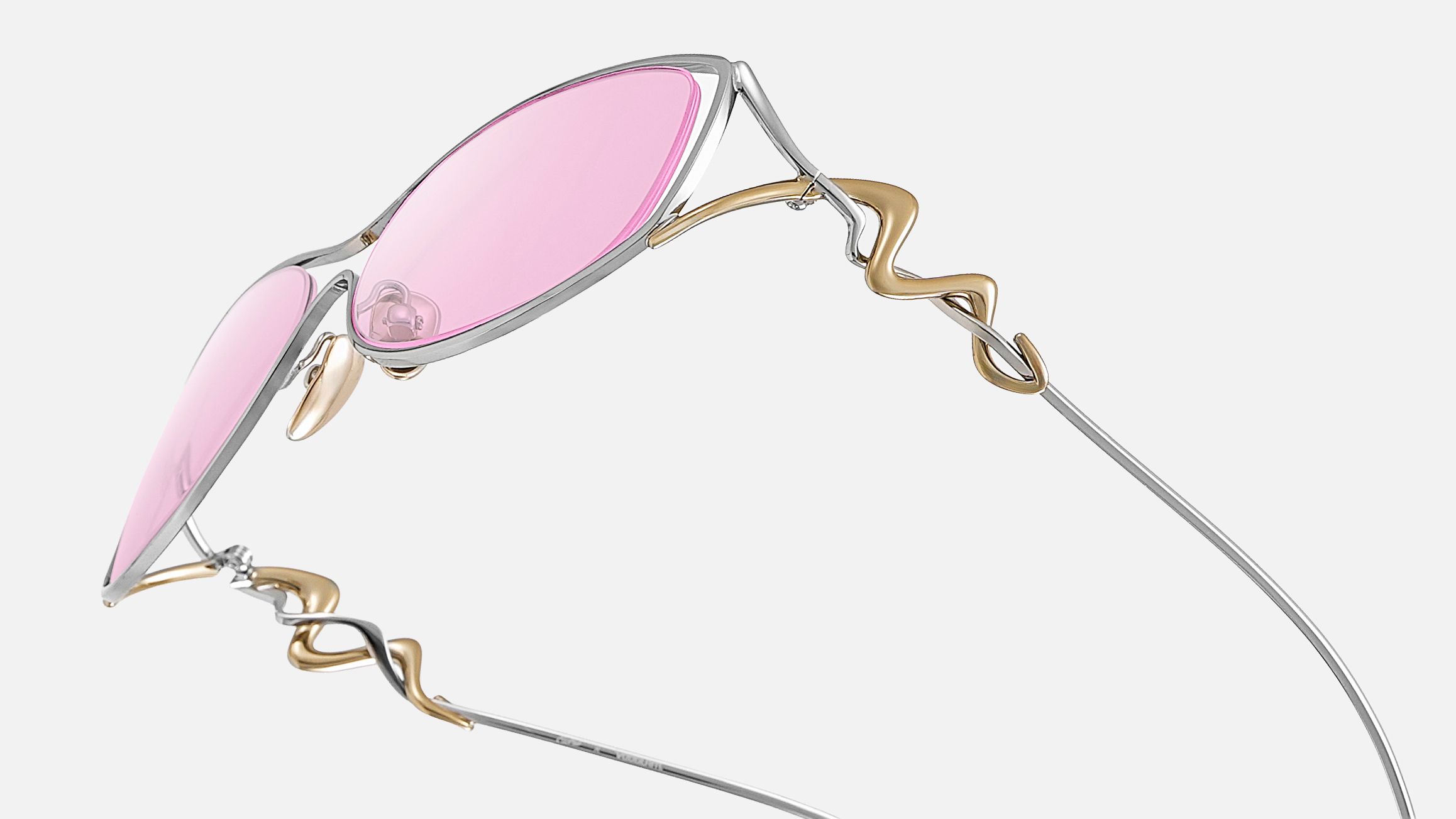 Vooglam Okinawa Eyeglasses Premium Craftsmanship Details: Minimal metal, unexpected lines