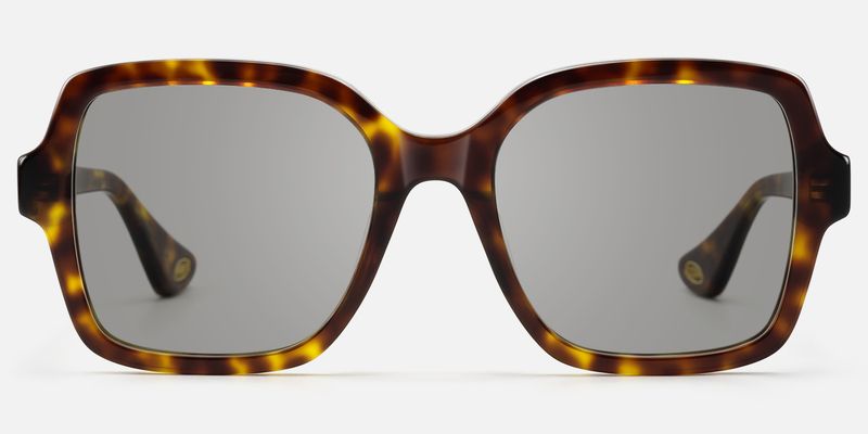 Meridian - Square Tortoise Acetate Sunglasses by Vooglam