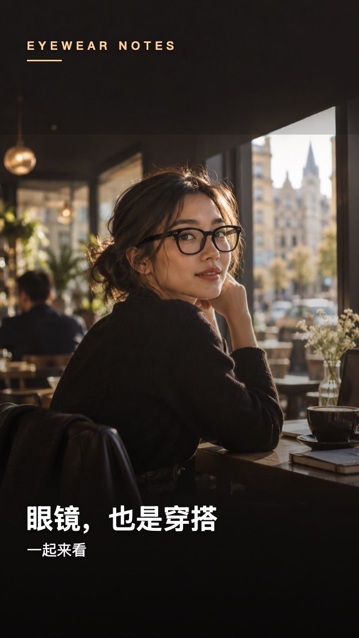Vooglam Street Style in Real Life: @video1 wearing Libby - TR90 Large Lens Butterfly Eyeglasses by Vooglam