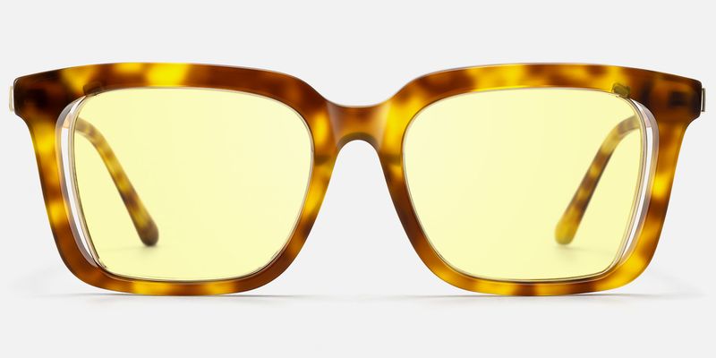 Chaparral - Yellow Lens Tortoise Sunglasses | Vooglam