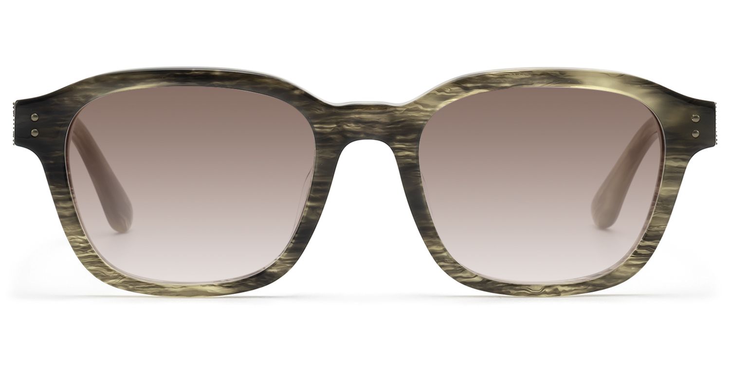 Rainier - Earth Tone Marble Zipper Sunglasses by Vooglam Product Details 1
