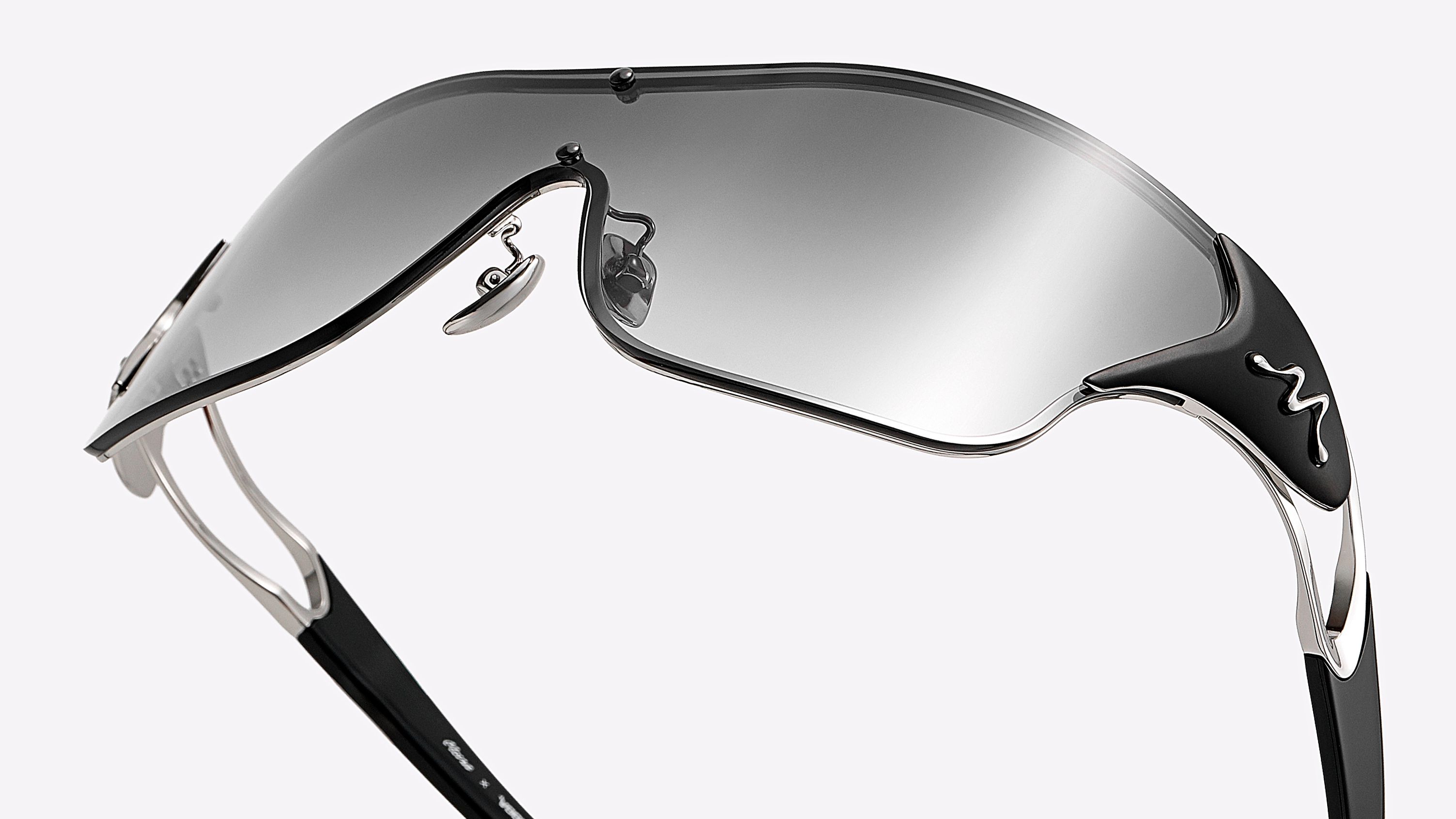 Vooglam Suzuka Eyeglasses Premium Craftsmanship Details: One shield. A bold statement.