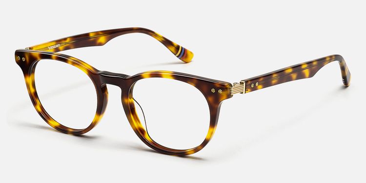 Vintel - Rectangle Tortoise Eyeglasses by Vooglam