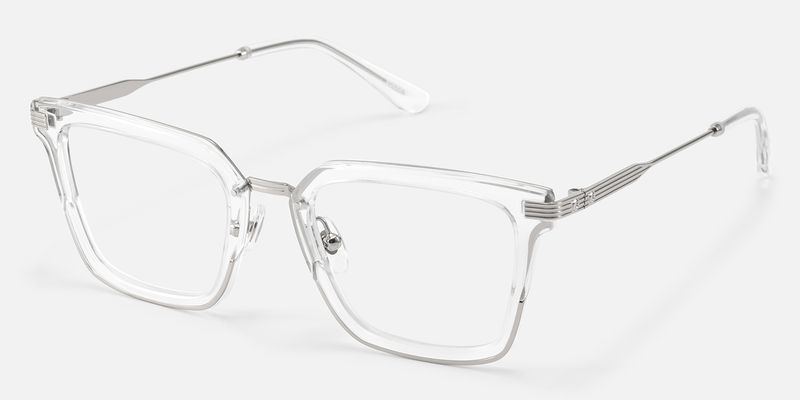 Kassel - Lightweight Clear Square Mixed Glasses by Vooglam