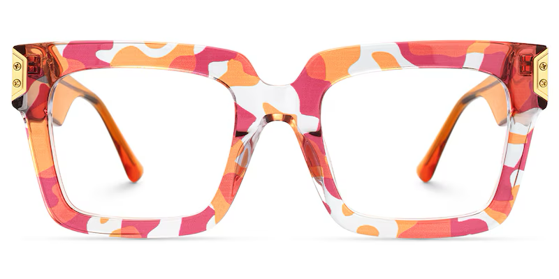 Libby - Butterfly Black Eyeglasses | Vooglam Angle View