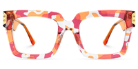 Libby - Butterfly Black Eyeglasses | Vooglam Angle View