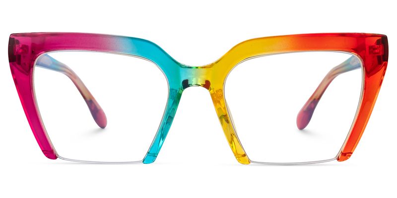 Danyale - Square Multicolor Eyeglasses from Vooglam. A fashionable frame with great quality and an affordable price.