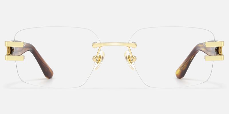 Aurum - Rectangle Tortoise Eyeglasses