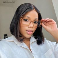 Sarah - Rectangle Tawny Eyeglasses - 12