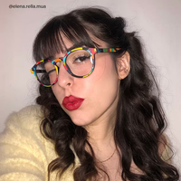 Minnie - Oval Multicolored Eyeglasses - 13