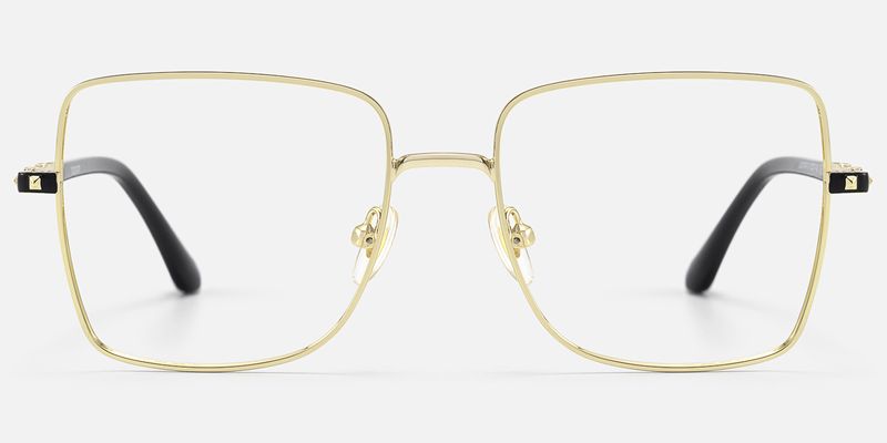 Devereux - Square Gold Eyeglasses