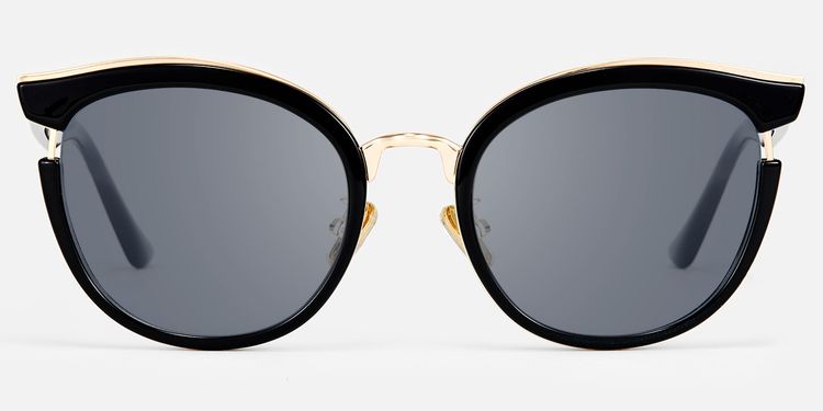 Retro - Black Cat eye Sunglasses by Vooglam