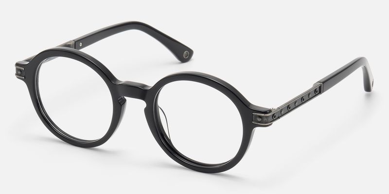 Lennon - Round Black Eyeglasses