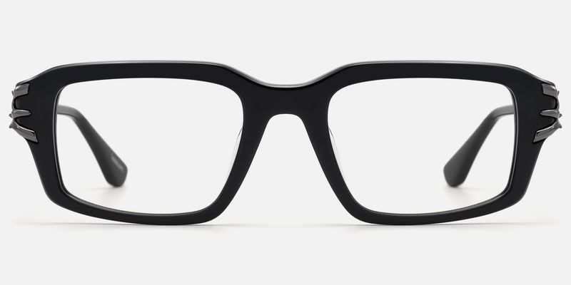 Vorpal - Rectangle Black Eyeglasses