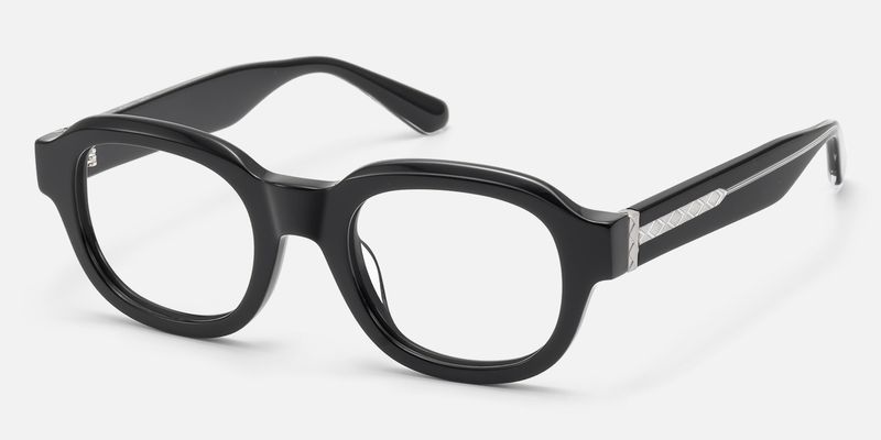 Eerie - Round Black Eyeglasses
