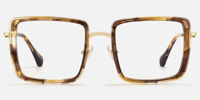 Harmony - Square Tortoise Eyeglasses by Vooglam