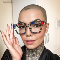 Mondrian - Square Black Eyeglasses - 9