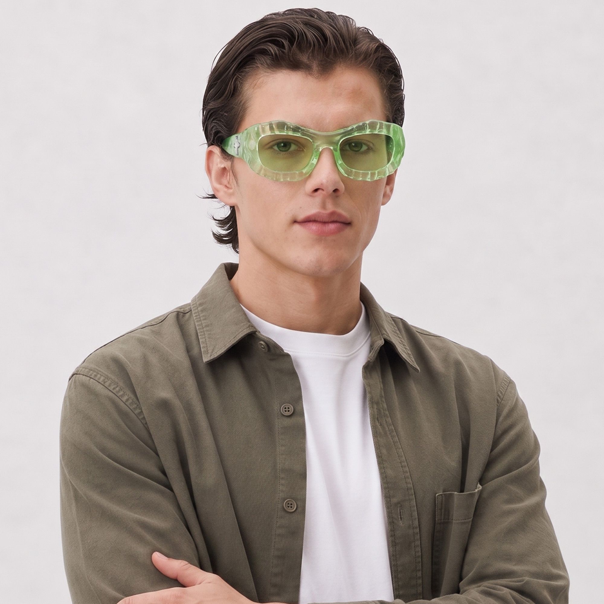 Brand Story: Behind the design of The Geologist - Green Tint Transparent Sunglasses by Vooglam