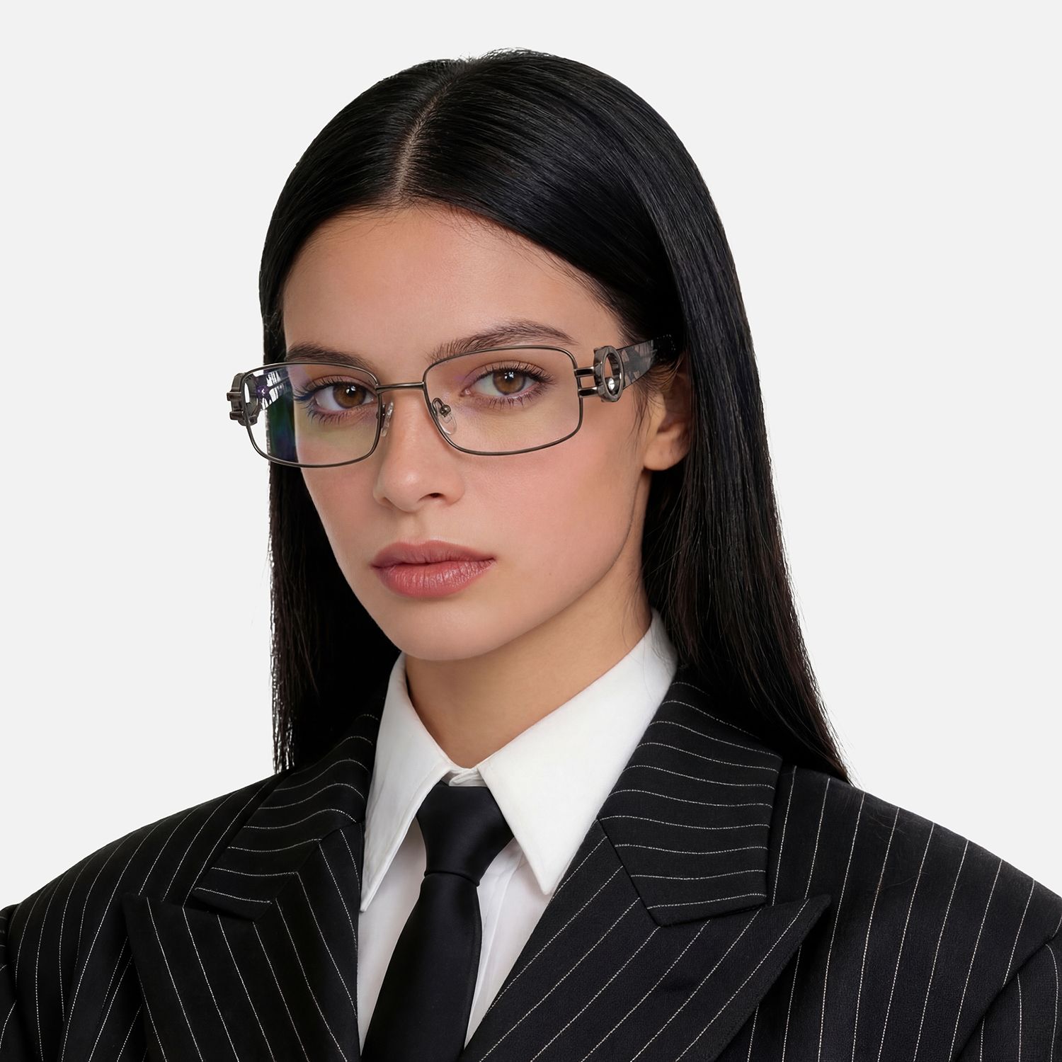 Brand Story: Behind the design of Aurae - Narrow Rectangle Shiny Gunmetal Glasses by Vooglam