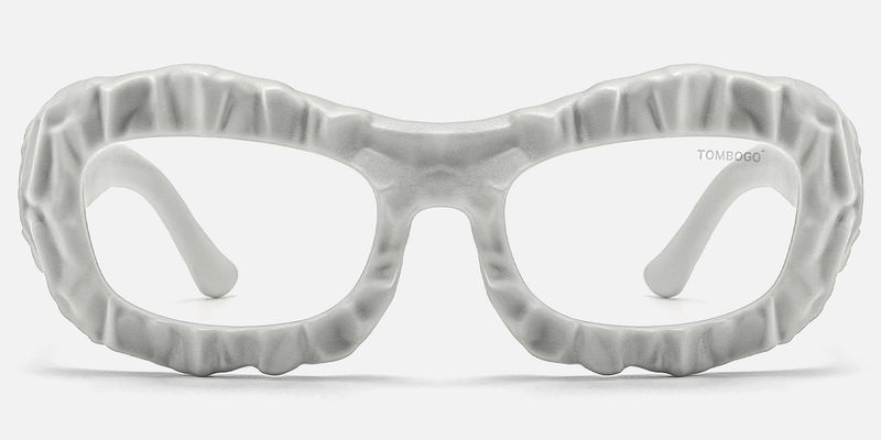 The Geologist - Bold Gray Marble Glasses by Vooglam