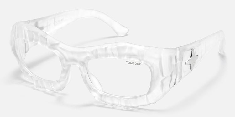 The Geologist - Clear Transparent Marble Glasses by Vooglam