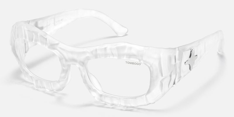 The Geologist - Clear Transparent Marble Glasses by Vooglam