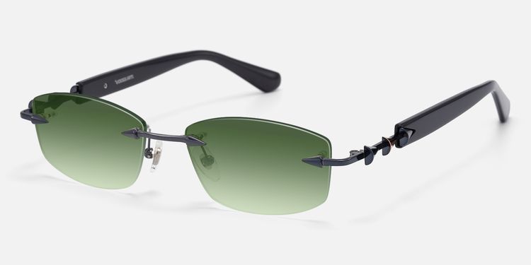 Fracture - Spike Frameless Gradient Green Shades by Vooglam