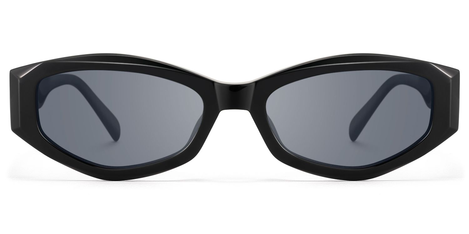Vesper - Geometric Black Sunglasses by Vooglam Product Details 1