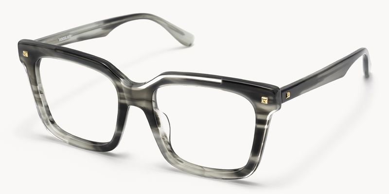 The Decoder - Geometric Silver Eyeglasses - 2