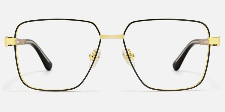 Griot - Square Black Eyeglasses by Vooglam
