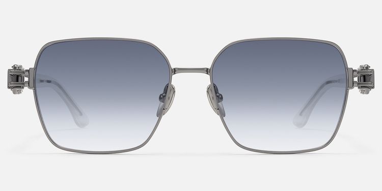 The Architect - Gunmetal Gradient Gray Sunglasses by Vooglam