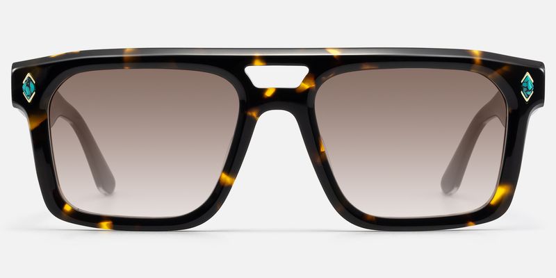 Bastion - Tortoise Gradient Sunglasses by Vooglam