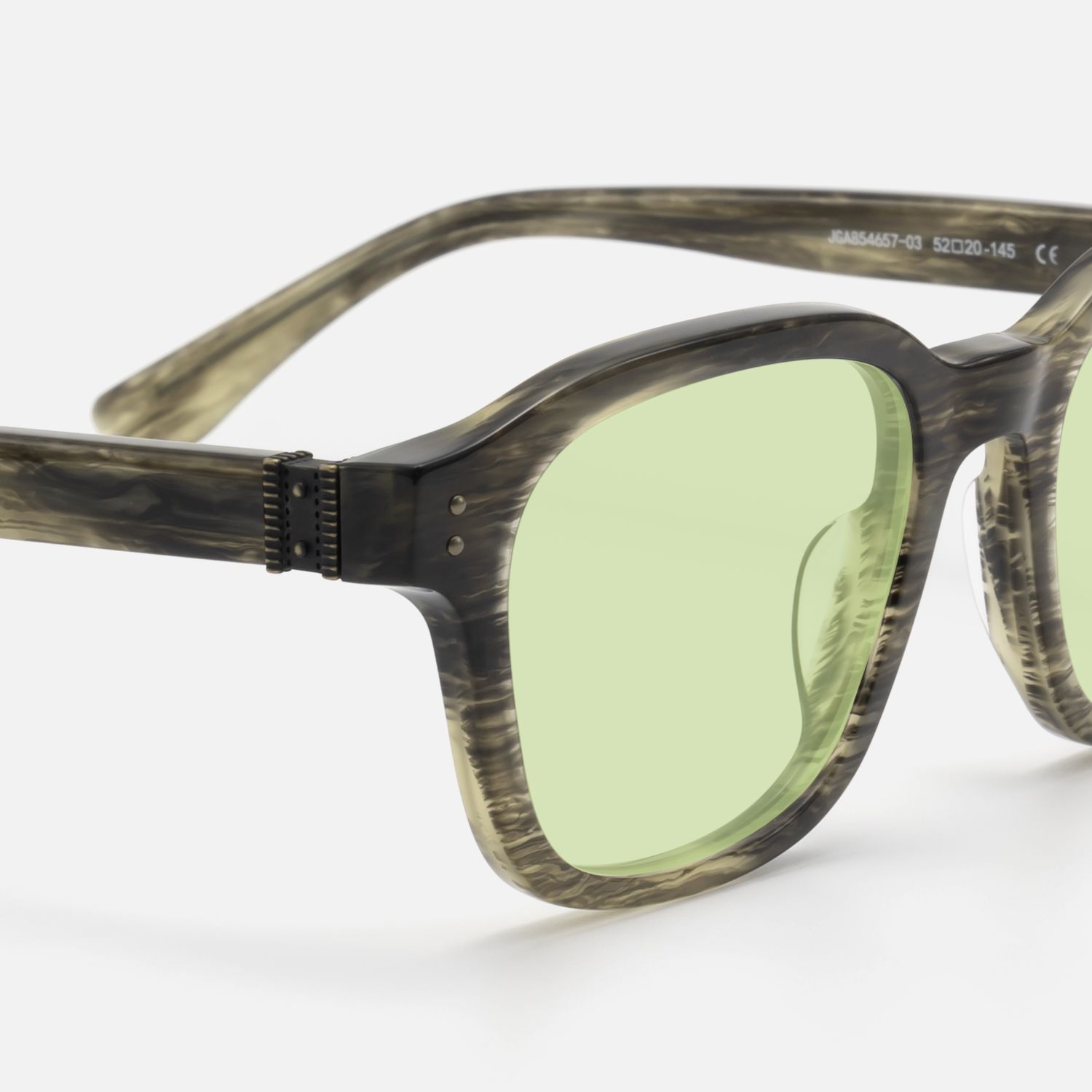 Rainier - Green Tint Earth Tone Marble Shades by Vooglam - Design Details