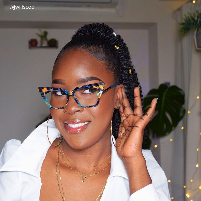 Mariana - Cat Eye Floral Eyeglasses - 13